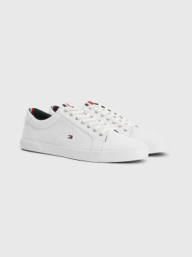 TOMMY Iconic Lace-Up Canvas Trainers