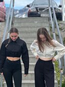 NA-KD CROPPED SHIRT