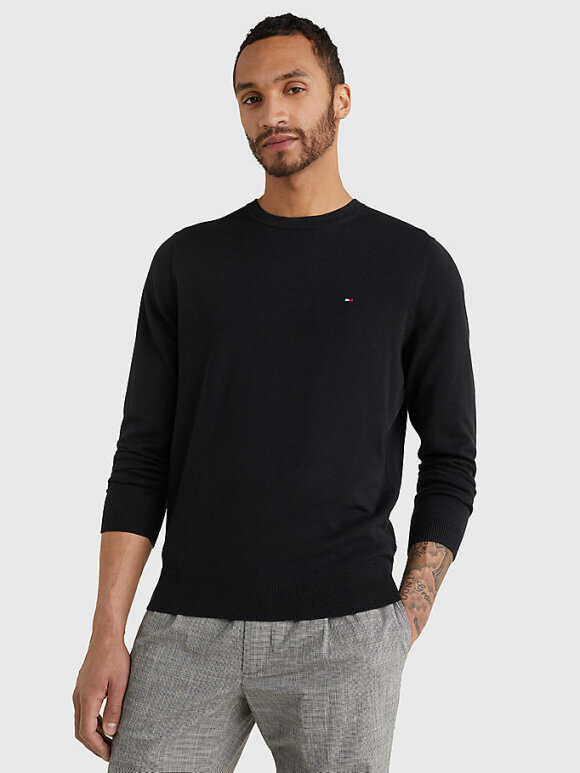 Tommy Hilfiger MENSWEAR - Tommy Hilfiger Pima Cotton Cashmere Sweater