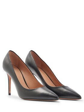BOSS EDDIE HEELED PUMPS IN ITALIAN LEATHER WITH POINTED TOE
