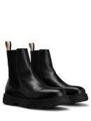 BOSS WOMENSWEAR - BOSS JACOB CHELSEA BOOTS IN LEATHER WITH LOGO DETAILS