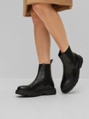 BOSS Womenswear - BOSS JACOB CHELSEA BOOTS IN LEATHER WITH LOGO DETAILS