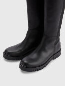 TOMMY KNEE-HIGH PULL-ON LEATHER BOOTS