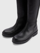 TOMMY WOMENSWEAR - TOMMY KNEE-HIGH PULL-ON LEATHER BOOTS