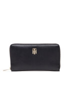 TOMMY WOMENSWEAR - TOMMY LARGE ZIP-AROUND TH PLAQUE WALLET