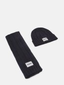 HUGO MENSWEAR - HUGO Mens Black Zanton Hat & Scarf Set