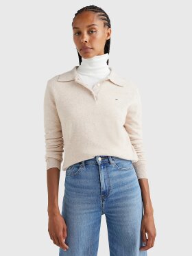 TOMMY WOOL CASHMERE RELAXED JUMPER