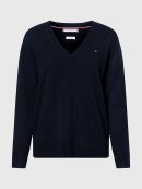 TOMMY WOMENSWEAR - TOMMY WOOL CASHMERE V-NECK JUMPER