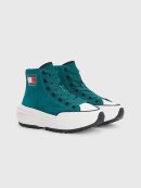 TOMMY NUBUCK LEATHER HIGH-TOP CLEAT TRAINERS