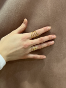 ANE LAGONI - AL SPIRAL Ring Guld