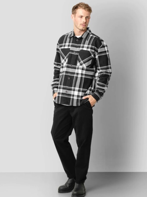 Clean Cut Copenhagen - CLEAN CUT Davies Check Knit Overshirt