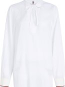 TOMMY WOMENSWEAR - TOMMY SIGNATURE TAPE REGULAR FIT CREPE BLOUSE