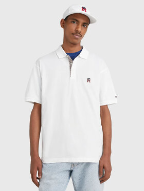 TOMMY MONOGRAM PLACKET ARCHIVE FIT POLO