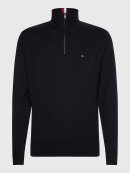 Tommy Hilfiger MENSWEAR - Tommy cotton cashmere ZIP-mock NECK sweater