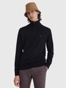 Tommy Hilfiger MENSWEAR - Tommy cotton cashmere ZIP-mock NECK sweater