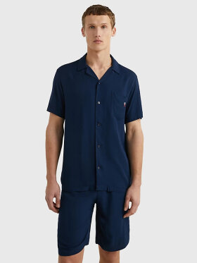 TOMMY MONOGRAM LOUNGE PYJAMA SHIRT