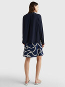 TOMMY WOMENSWEAR - TOMMY SIGNATURE TAPE REGULAR FIT CREPE BLOUSE