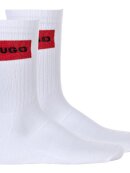 HUGO MENSWEAR - HUGO QS RIB LABEL 2 PACK SOCK