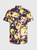 Tommy Hilfiger MENSWEAR - TOMMY Brush Stroke Floral Shirt Vivid Yellow / Navy / Multi