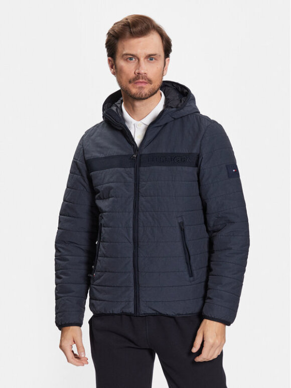 Tommy Hilfiger MENSWEAR - TOMMY GMD PADDED HOODED REGATTA JACKET