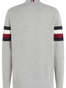 Tommy Hilfiger MENSWEAR - TOMMY ALLOVER STRUCTURE GS ZIP MOCK