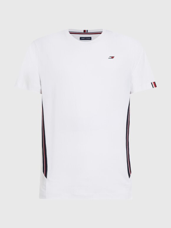 Tommy Hilfiger MENSWEAR - Tommy MESH TAPE S/S TEE