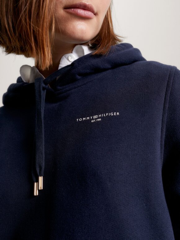 TOMMY WOMENSWEAR - TOMMY 1985 REG MINI CORP LOGO HOODIE