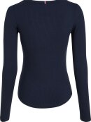 TOMMY WOMENSWEAR - TOMMY SLIM 5X2 RIB O-NK LS
