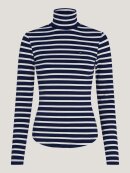 TOMMY WOMENSWEAR - TOMMY SLIM 5X2 RIB ROLL-NK LS