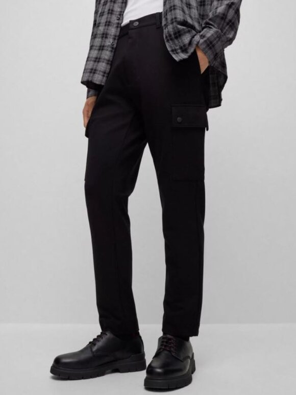 HUGO MENSWEAR - HUGO GLIAN234J FORMAL TROUSERS