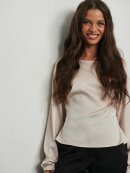 NA-KD OPEN BACK SATIN BLOUSE