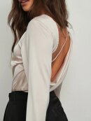 NA-KD OPEN BACK SATIN BLOUSE