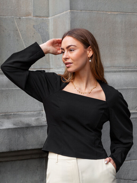 NA-KD Volume Sleeve Blouse