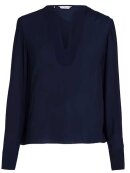 TOMMY WOMENSWEAR - TOMMY CREPE V-NECK RELAXED BLOUSE