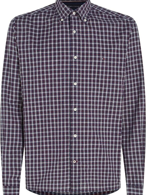 Tommy Hilfiger MENSWEAR - TOMMY Soft Flex Mini Tartan Rf Men's Casual Shirts