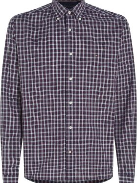 TOMMY Soft Flex Mini Tartan Rf Men's Casual Shirts