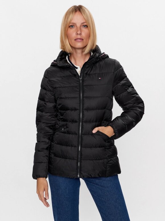 TOMMY WOMENSWEAR - Tommy women MW PADDED GLOBAL STRIPE JACKET