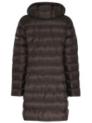 Etage C:RO - ETAGE Etage Dark Brown Padded Coat With Bronze Detail