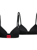 HUGO WOMENSWEAR - HUGO WOMEN TRIANGLE RED LABEL BRA