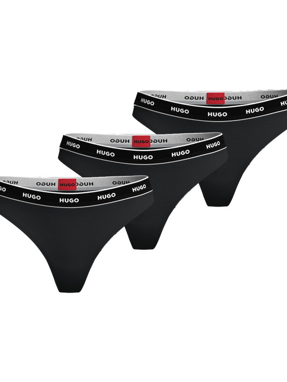 HUGO WOMENSWEAR - HUGO WOMEN TRIPLET THONG STRIPE