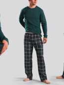 TOMMY LS PANT SET FLANNEL