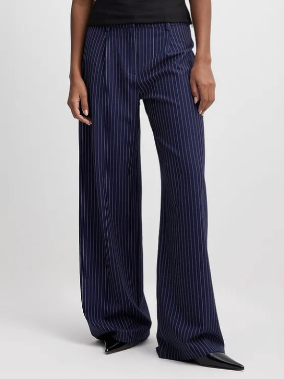 NA-KD STRIPED STRAIGHT LEG PANT