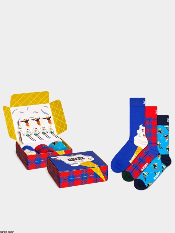 Happy Socks - Happy Socks Men's Happy 3-pack Downhill Skiing Gift Set Socks