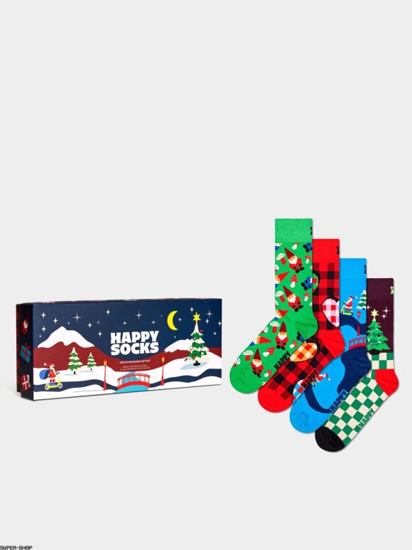 Happy Socks - HAPPY SOCKS 4-Pack Santa´s Workshop Socks