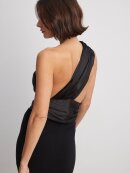 NA-KD GATHERED WAIST SATIN TOP