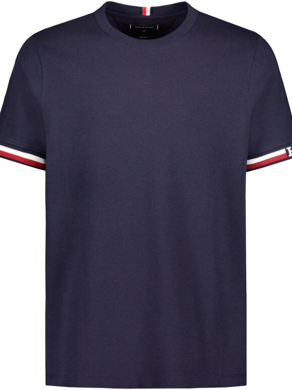 Tommy Hilfiger MENSWEAR - TOMMY Monotype bold pique  t shirt