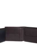 Calvin Klein - CALVIN KLEIN Triple Folded Leather Wallet With Black 