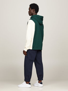 TOMMY HILFIGER MONOTYPE COLOUR-BLOCKED HOODY
