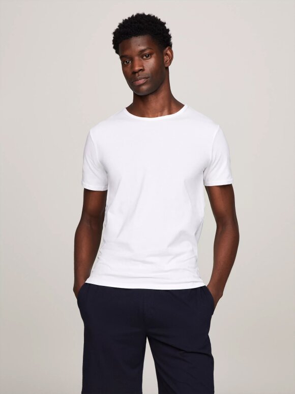 Tommy Hilfiger MENSWEAR - TOMMY STRETCH CN TEE SS 3PACK