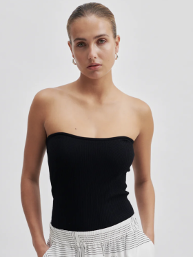 SECOND FEMALE  Como Knit Strapless Top